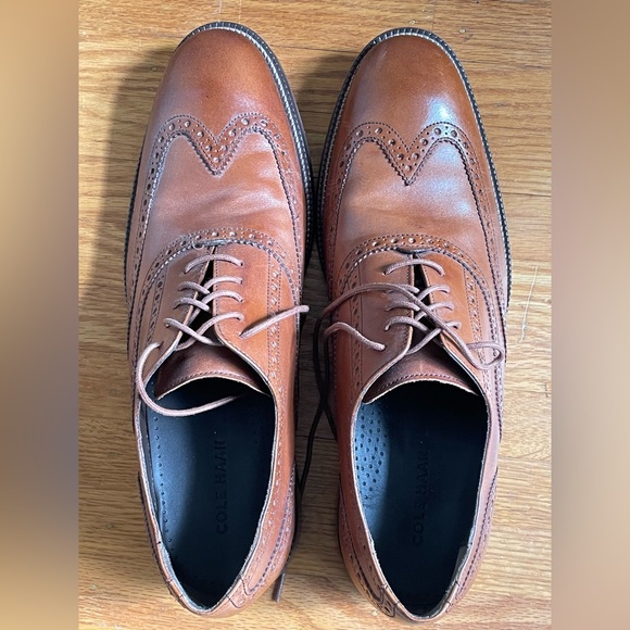 Cole Haan Modern Classic Wingtips - British Tan - Picture 3 of 5